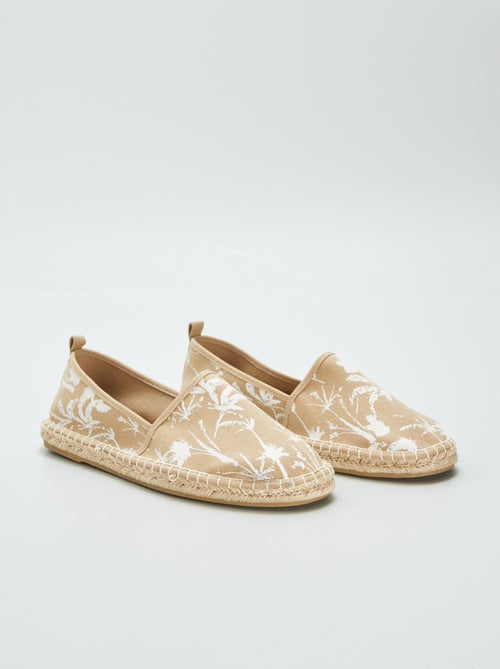 Espadrilles à imprimés - Kiabi