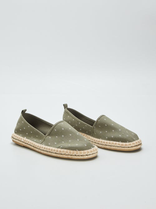 Espadrilles à imprimés - Kiabi