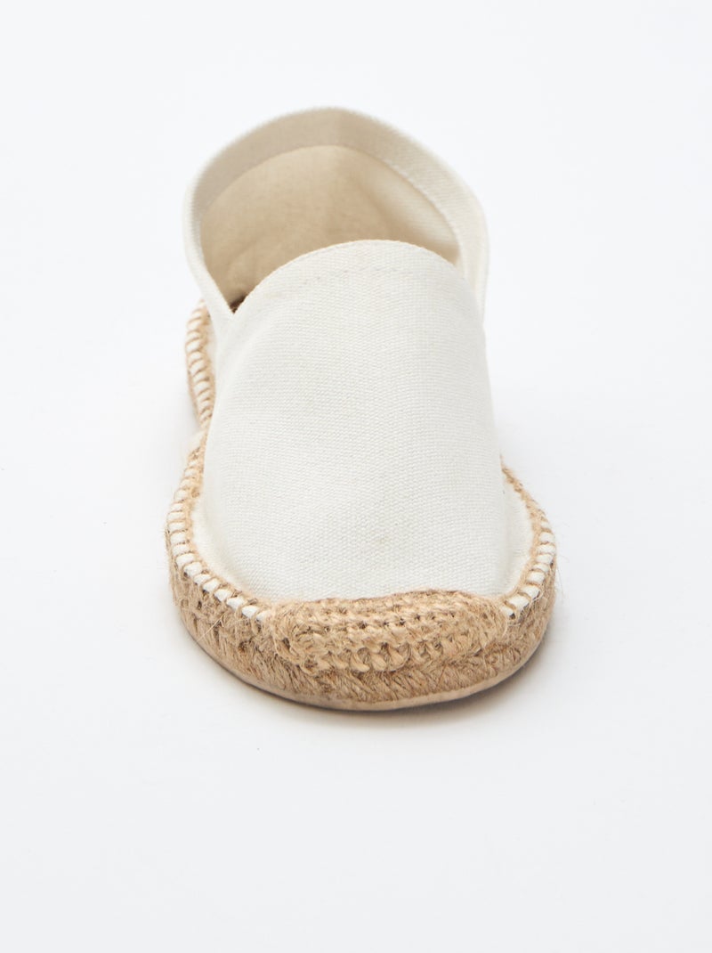 Espadrilles à motif imprimé Beige - Kiabi
