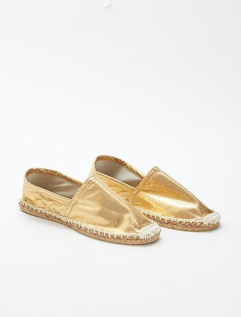 Espadrilles argentées