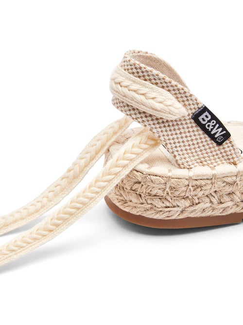 Espadrilles conguitos básicas lazo - Kiabi Espadrilles conguitos básicas lazo - Kiabi