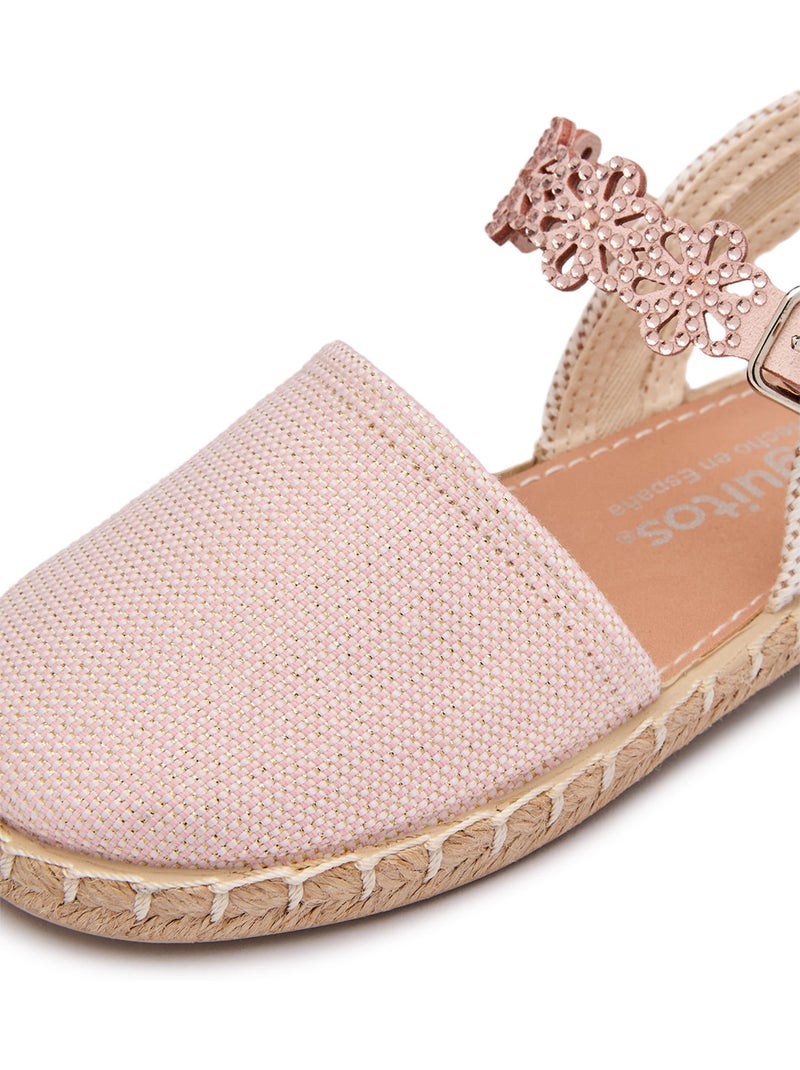 Espadrilles conguitos detalles florales Roze - Kiabi
