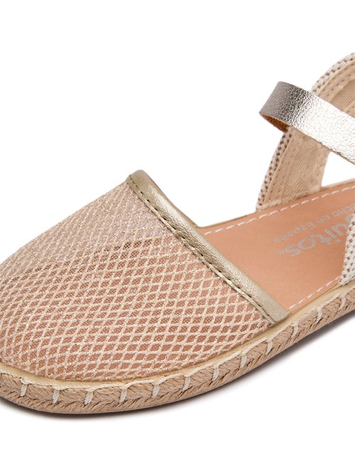 Espadrilles conguitos malla brillante - Kiabi Espadrilles conguitos malla brillante - Kiabi
