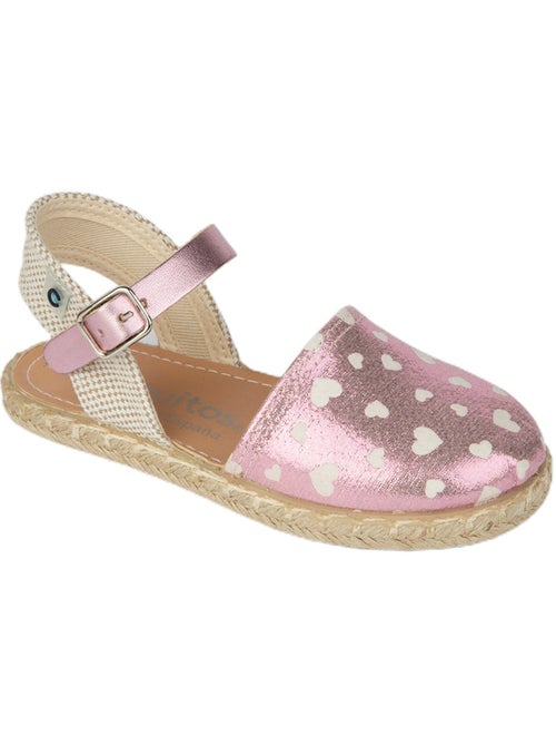 Espadrilles conguitos metalizado - Kiabi