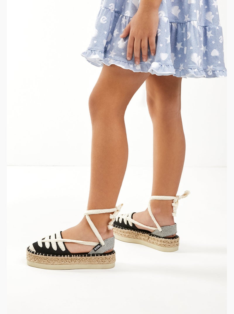 Espadrilles conguitos Noir - Kiabi