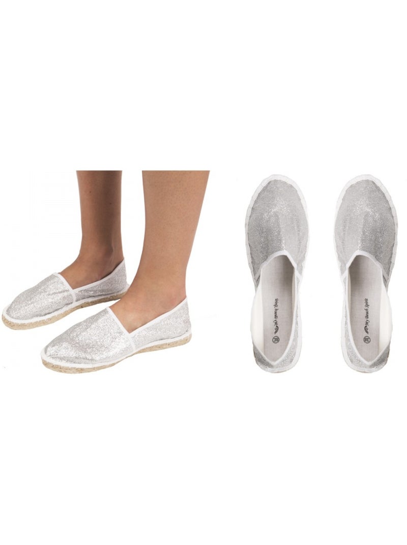 Espadrilles dames Grijs - Kiabi