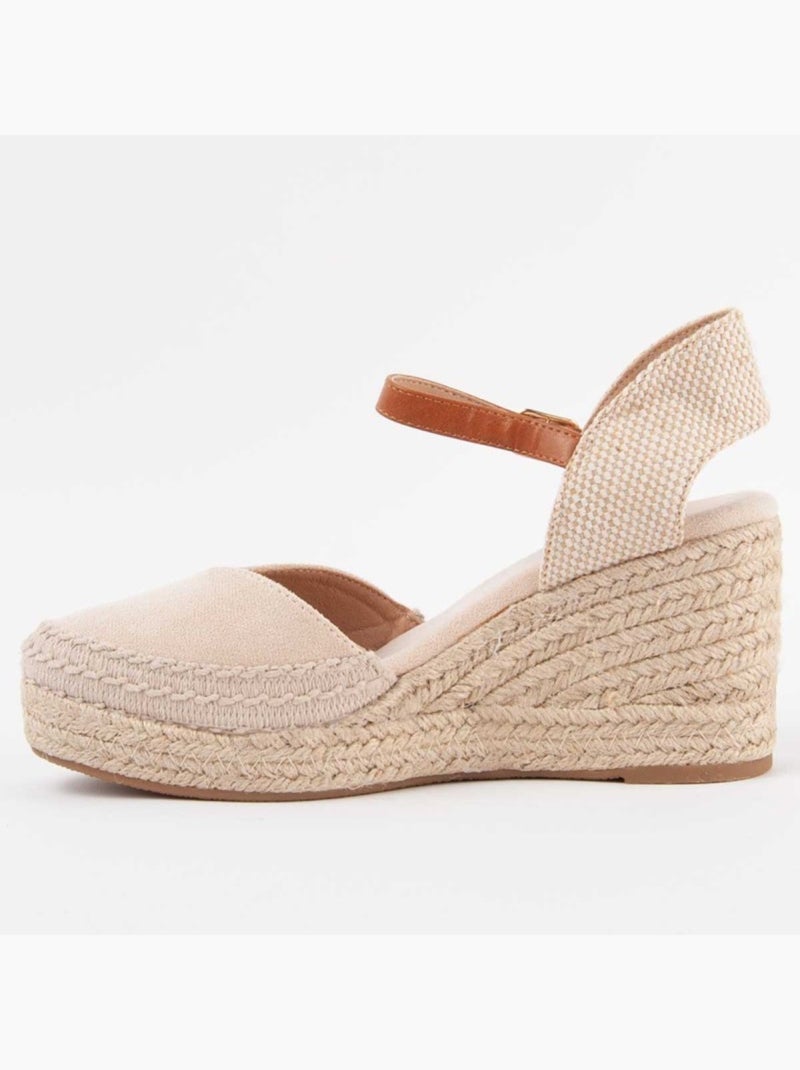 Espadrilles De Sparte Matériel Synthétique Montevita Beige - Kiabi