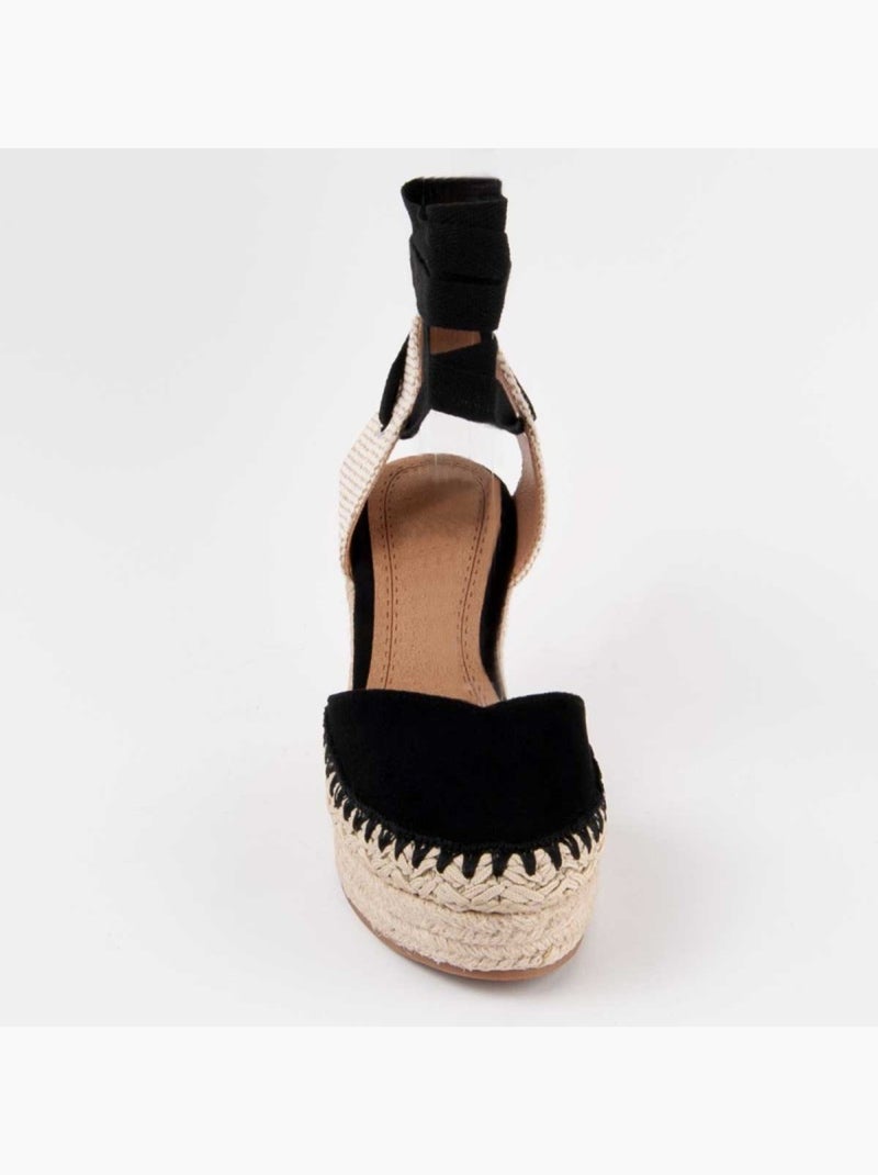 Espadrilles de sparte matériel synthétique montevita Noir - Kiabi