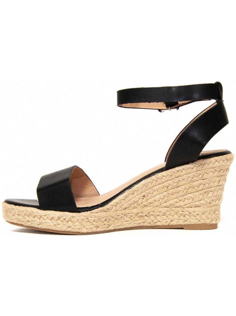Espadrilles de sparte matériel synthétique montevita Noir - Kiabi