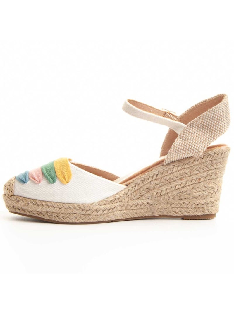 Espadrilles De Sparte Tissu Montevita Blanc - Kiabi
