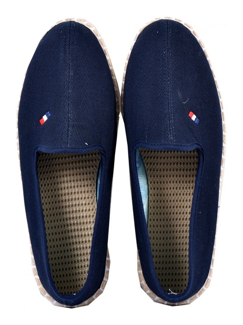 Espadrilles en toile semelle antidérapante Bleu marine - Kiabi