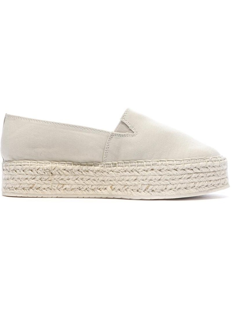 Espadrilles Femme Calvin Klein Jeans Ecru - Kiabi