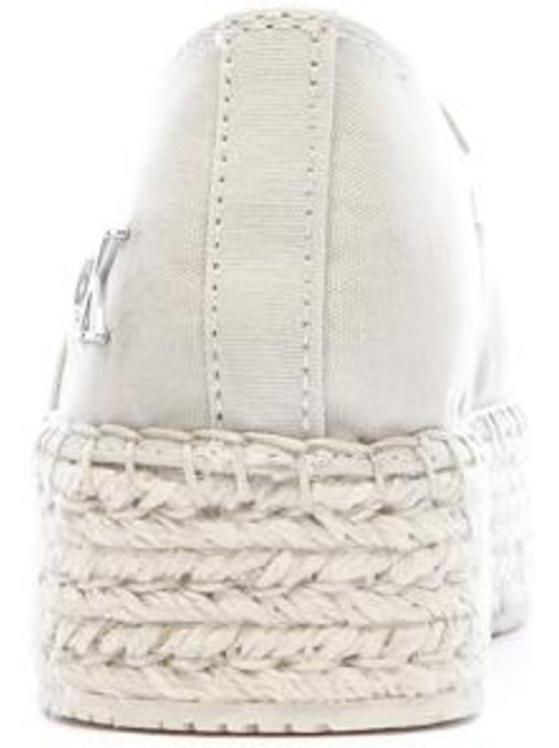 Espadrilles Femme Calvin Klein Jeans Ecru - Kiabi