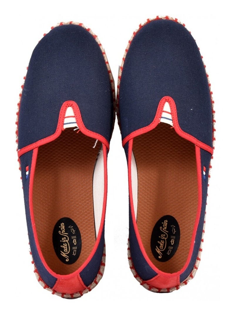 Espadrilles in canvas met antislip zool Marineblauw - Kiabi