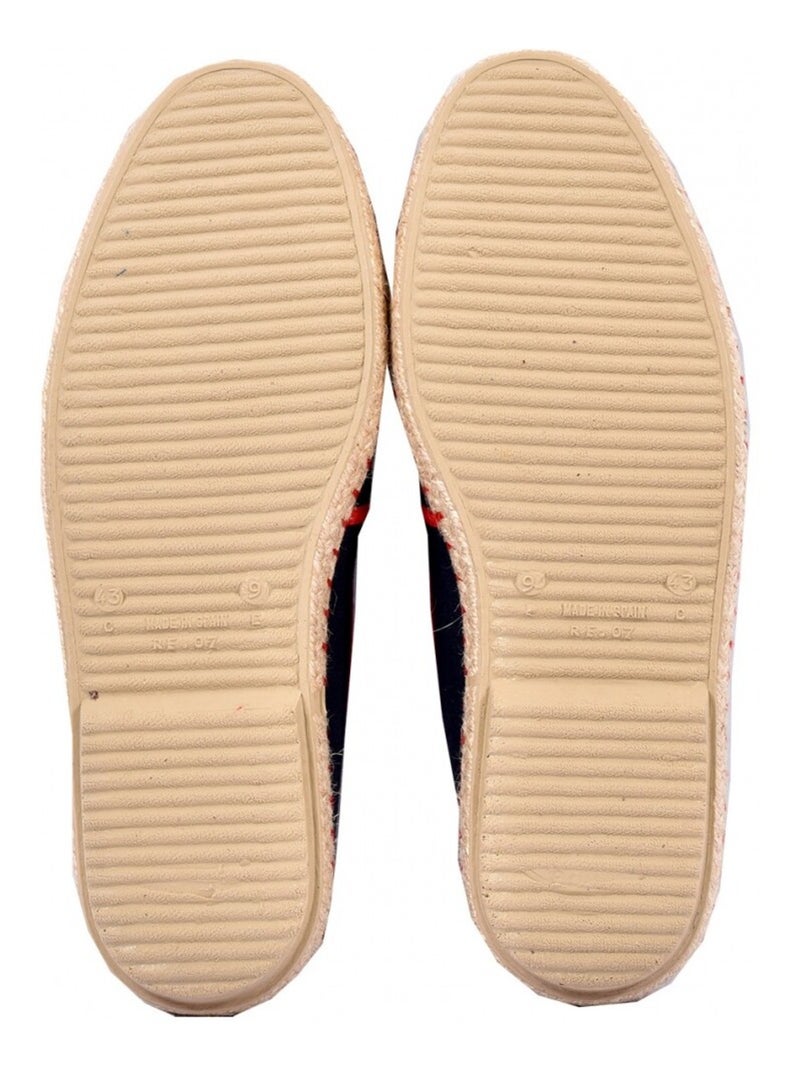 Espadrilles in canvas met antislip zool Marineblauw - Kiabi