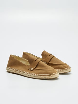 Espadrilles in mocassinmodel