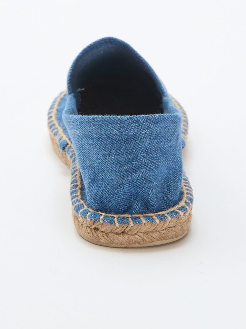 Espadrilles met print Blauw - Kiabi