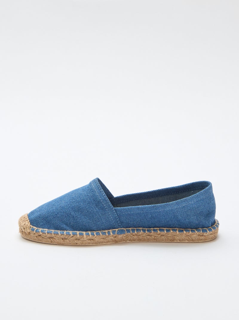 Espadrilles met print Blauw - Kiabi