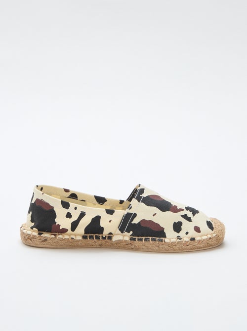 Espadrilles met print - Kiabi