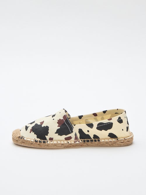 Espadrilles met print - Kiabi