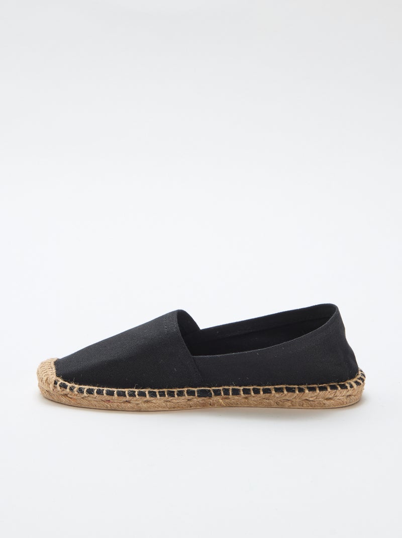 Espadrilles met print Zwart - Kiabi
