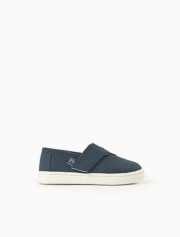 Espadrilles van linnen met klittenbandsluiting