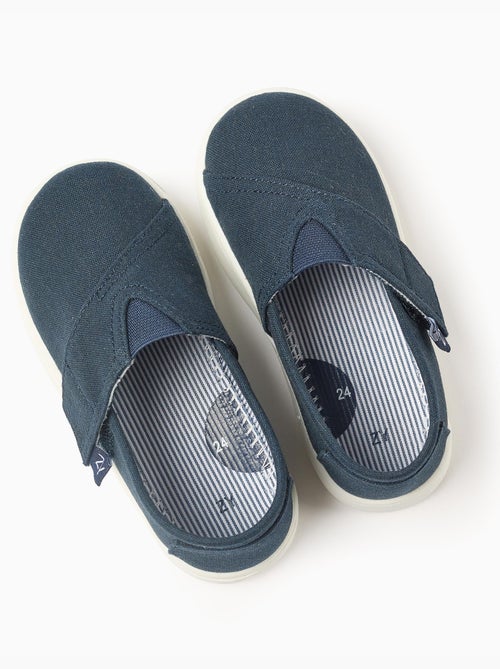 Espadrilles van linnen met klittenbandsluiting - Kiabi