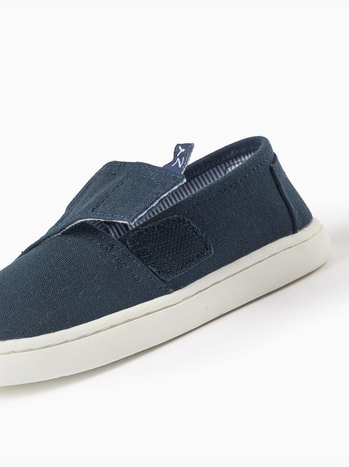 Espadrilles van linnen met klittenbandsluiting - Kiabi