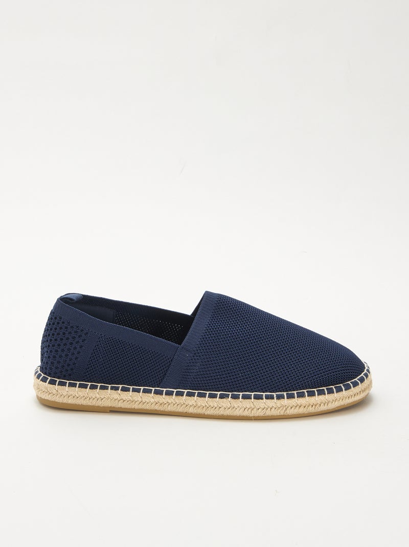 Espadrilles van mesh Blauw - Kiabi