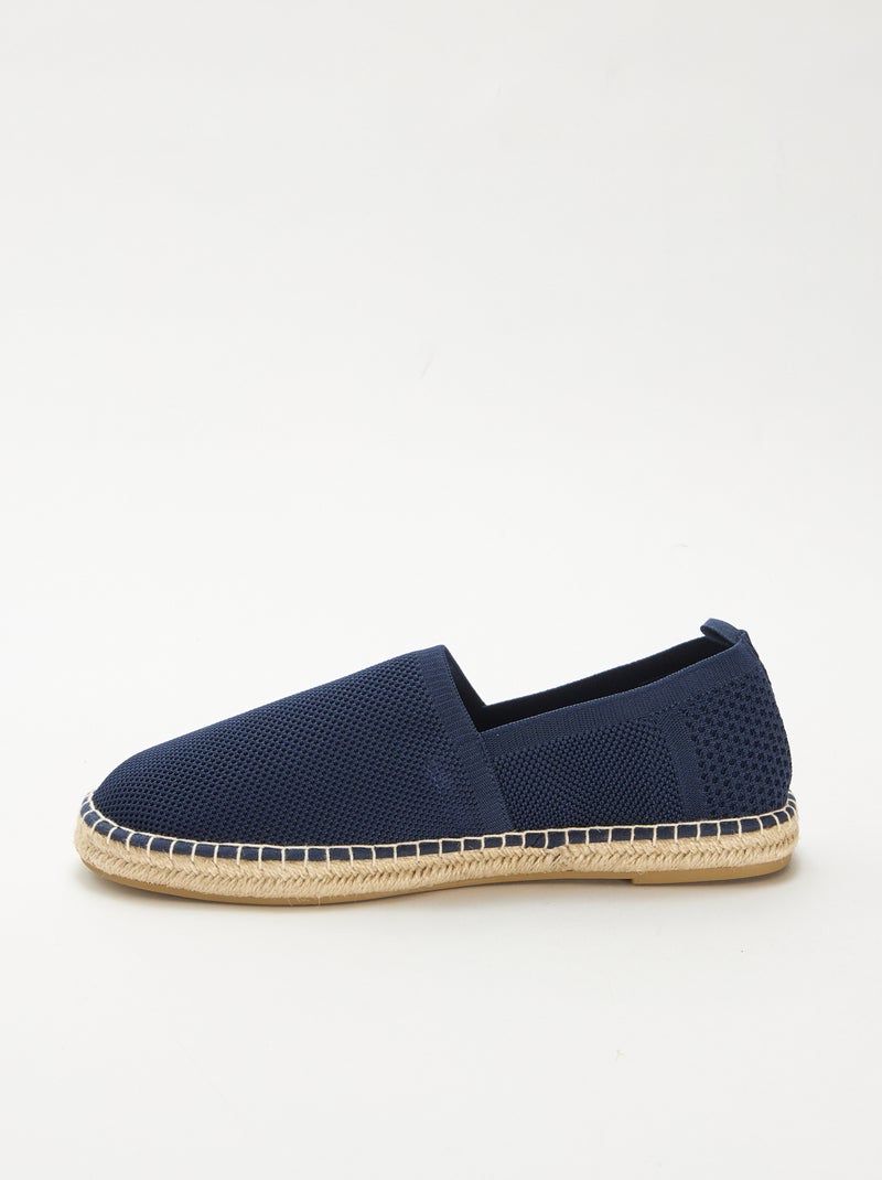 Espadrilles van mesh Blauw - Kiabi