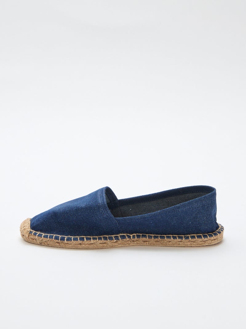 Espadrilles van mesh Blauw - Kiabi