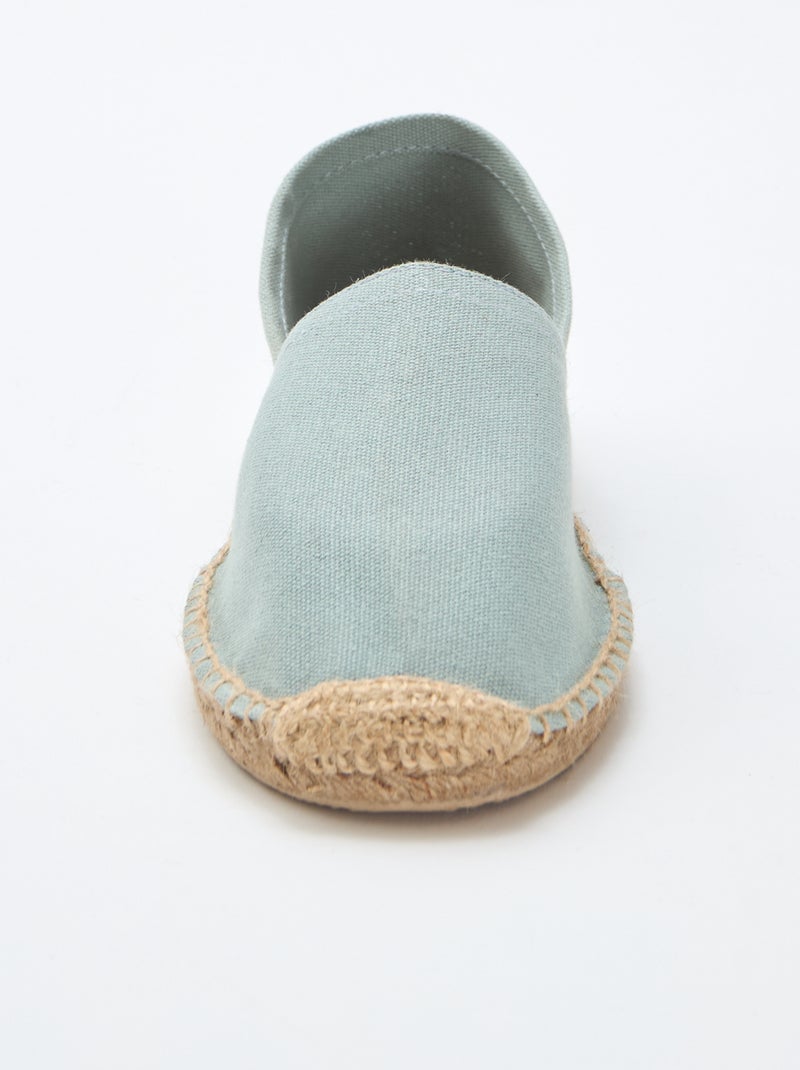 Espadrilles van mesh Groen - Kiabi