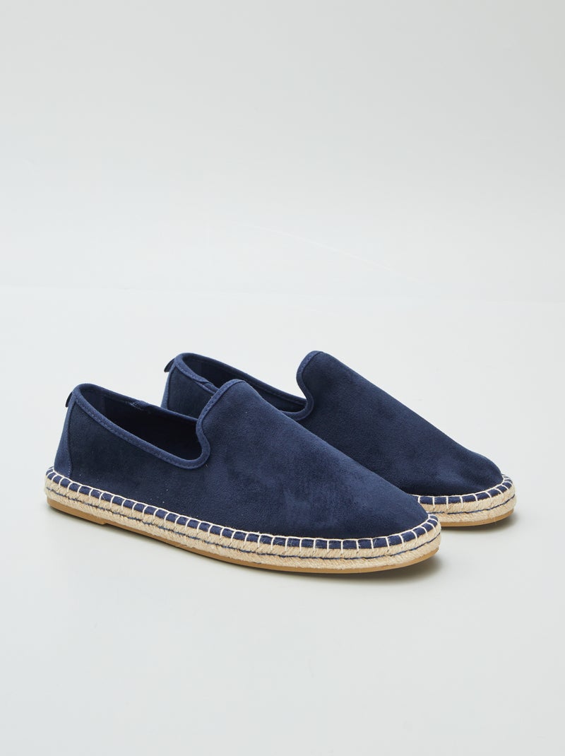 Espadrilles van suedine BLAUW - Kiabi