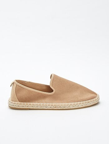 Espadrilles van suedine