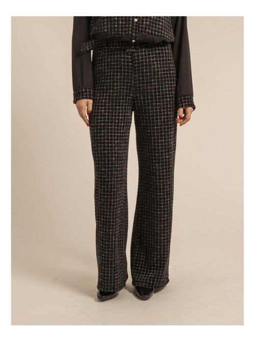 ESSILA geruite broek - Kiabi