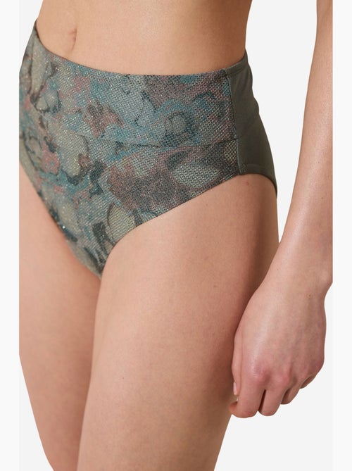 Estela vintage bikinibroekje met hoge taille en meshdetail penti - Kiabi Estela vintage bikinibroekje met hoge taille en meshdetail penti - Kiabi