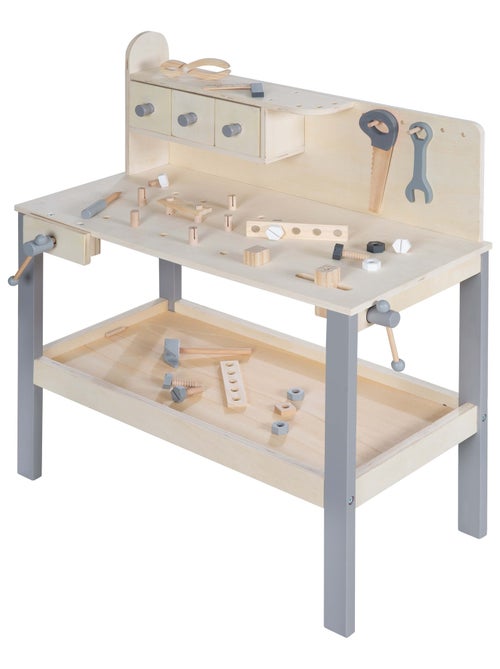 Établi enfant en bois + accessoires de bricolage ROBA - Kiabi