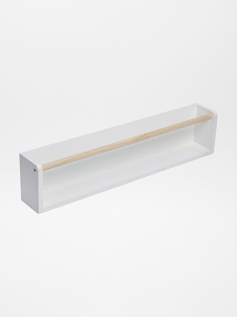 Etagère bibliothéque en bois Blanc - Kiabi