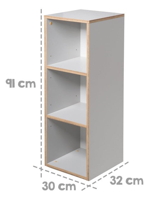 Étagère de rangement 3 cases pour chambre enfant 'Caro' ROBA - Kiabi Étagère de rangement 3 cases pour chambre enfant 'Caro' ROBA - Kiabi