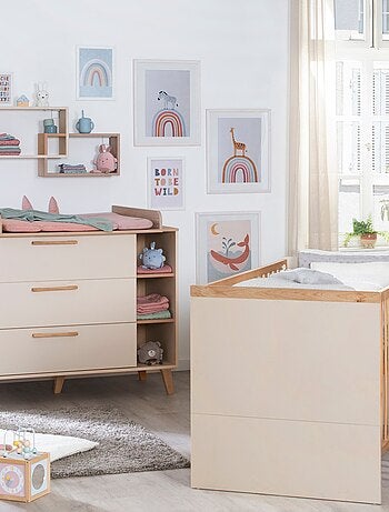 Étagère murale 2 niches en mélaminé pour chambre enfant 'Roba jil'