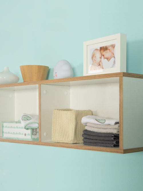 Étagère murale 2 niches pour chambre enfant 'Finn' - ROBA - Kiabi