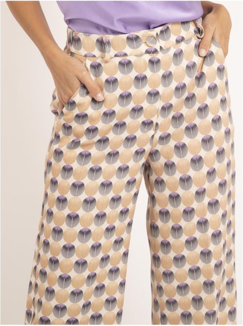 Ethana broek met patroon - Kiabi