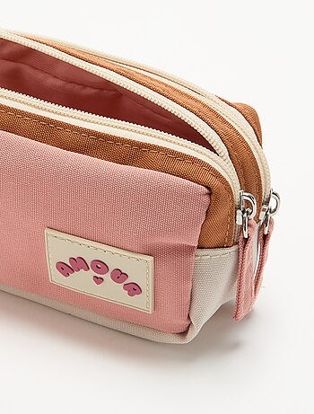 Etui met dubbel compartiment