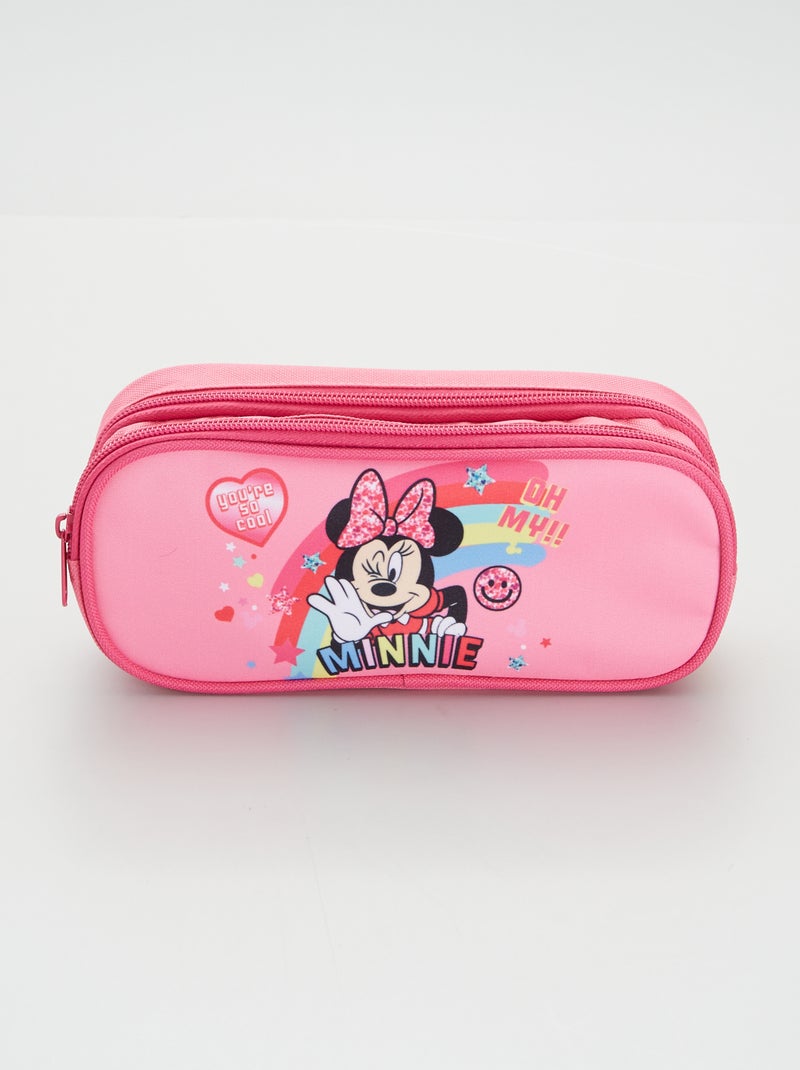 Etui met twee vakken 'Minnie Mouse' ROSE - Kiabi