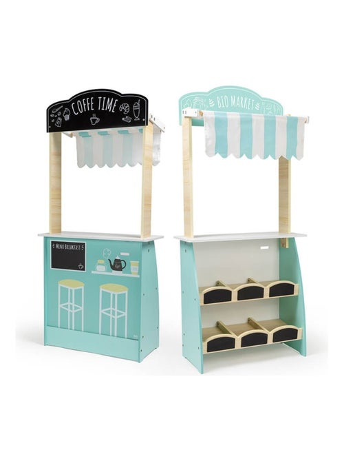 Eurekakids - établi de marchand en bois pour enfant - de 3 à 12 ans - Kiabi Eurekakids - établi de marchand en bois pour enfant - de 3 à 12 ans - Kiabi