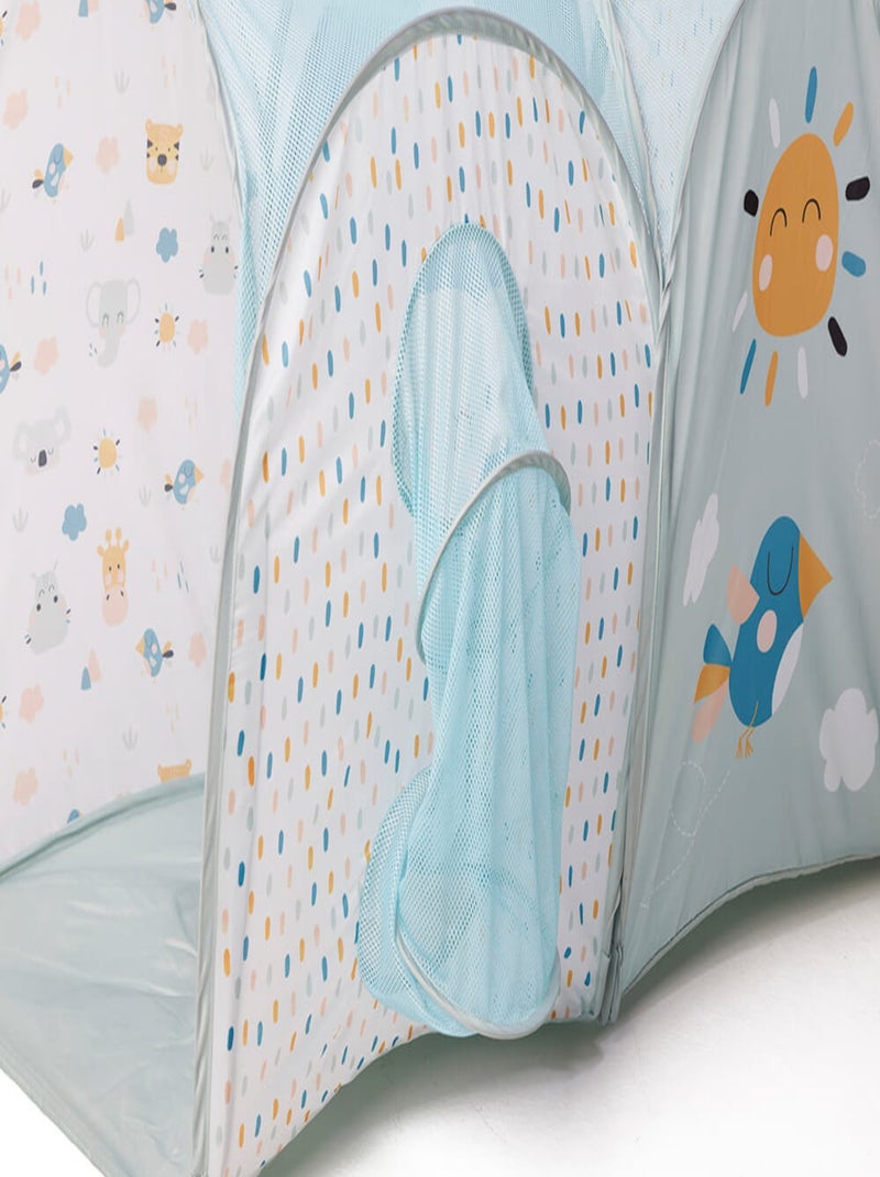 Eurekakids - tunnel de jeux pour bébé - de 0 à 3 ans Bleu - Kiabi
