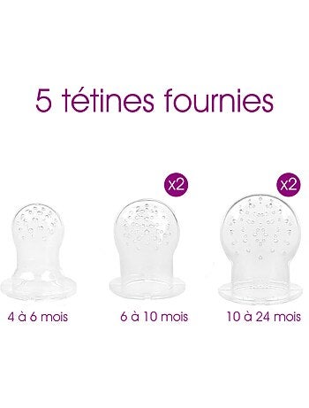 Evolutief voedingsspeentje van silicone