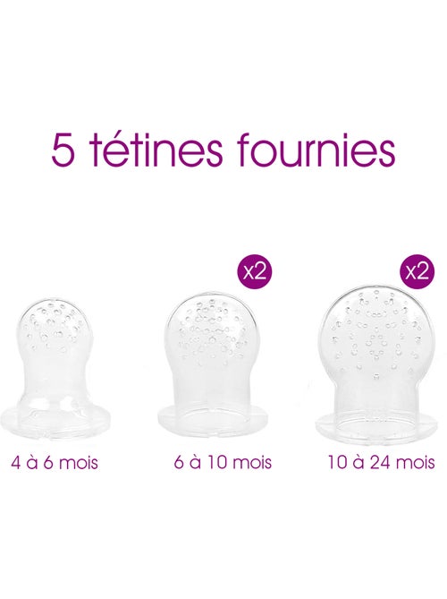 Evolutief voedingsspeentje van silicone - Kiabi