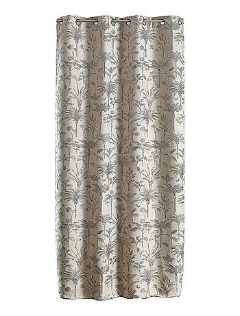 Exotische palm jacquard gordijn