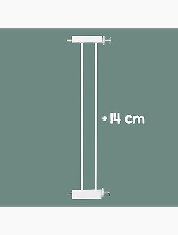 Extension minimaliste 14 cm pour barrière de sécurité easySafe+ Roba